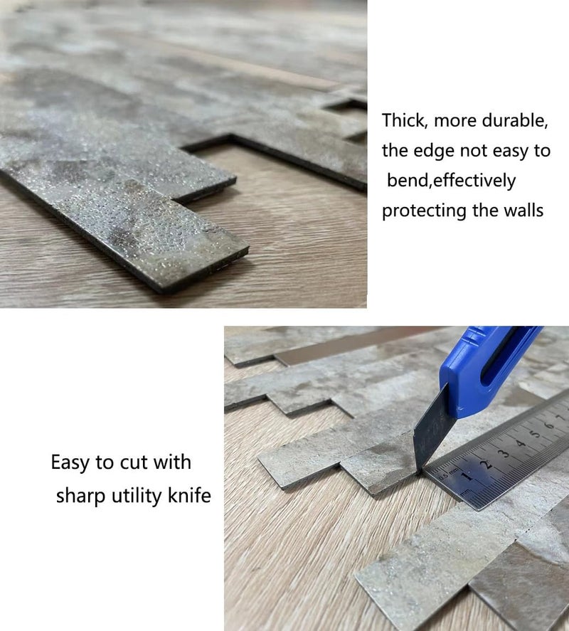 weimeisc 10 Sheets Peel and Stick Backsplash Tile for Kitchen, Self-Adhesive Mosaic Tile, Stick on Bathroom Vanities，Fireplace Décor, Laundry Table(11.88" X 11.88") (Coffee+Bronze) - Image 3